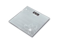 Rotel Personenwaage Flower digital Silbergrau bis 180 kg