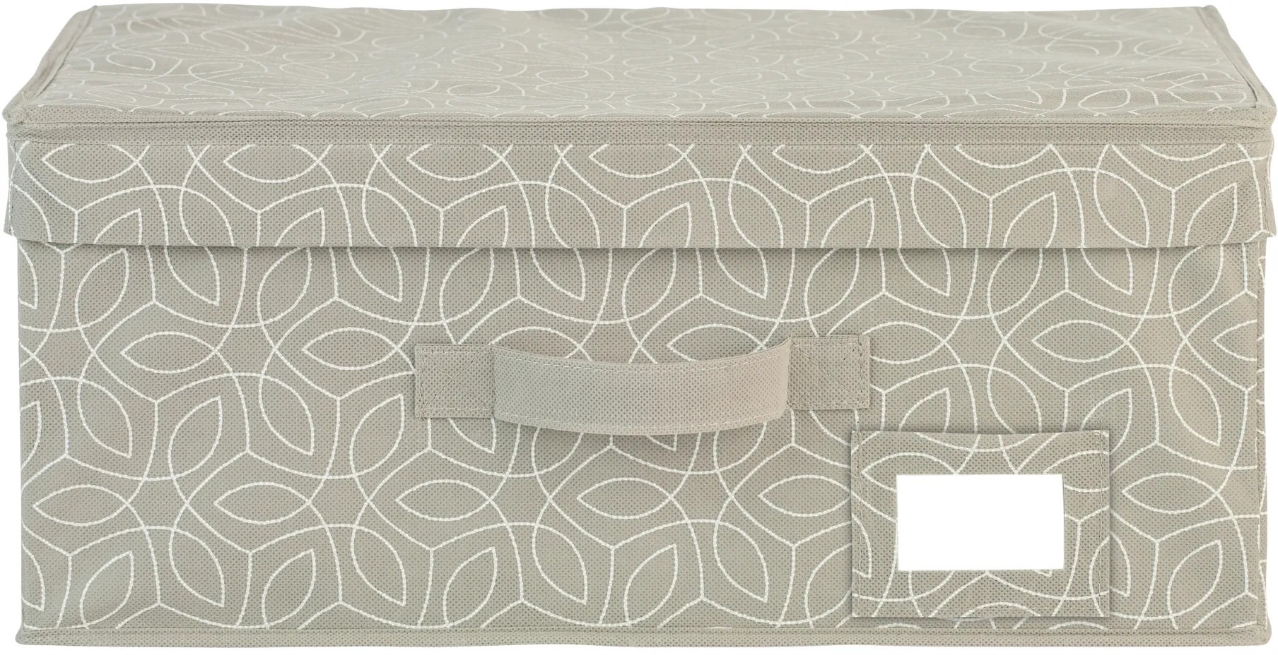 WENKO Aufbewahrungsbox Balance – 32 X 32 X 32 Cm, Taupe, Offen Mit Griff