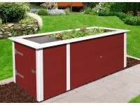 Weka Profi-Hochbeet 669 C Schwedenrot (HxBxT) 81 x 205 x 79 cm