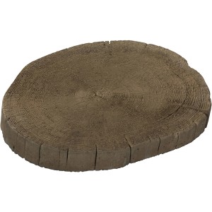 Pas japonais aspect bois pour allées de jardin et pelouses.