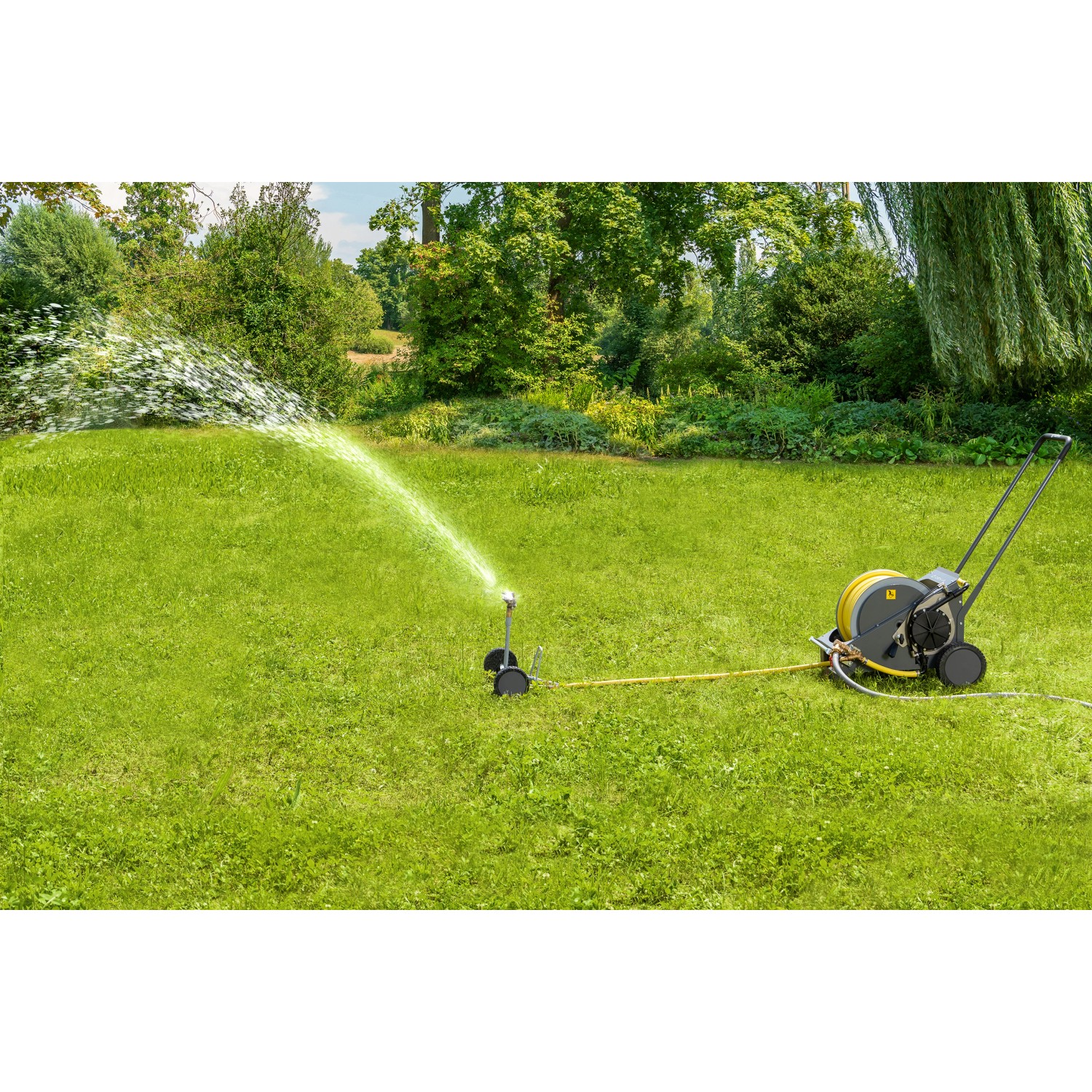 Geka® plus Regnerwagen RW40 automatisch mit Regner V80 inkl. Schlauch