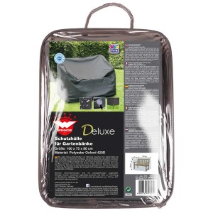 Copertura per panche da giardino Happy People Deluxe in poliestere Oxford 420D confezionata.