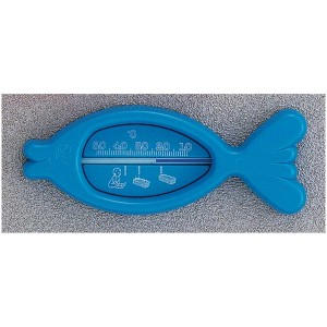 Termometro da bagno a forma di pesce blu Möller Therm, 15 cm.