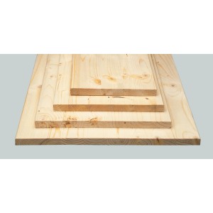 OBI Leimholz Fichte Natur, 200x40 cm, 18 mm stark, unbehandelt, für Regalböden und Möbelbau.