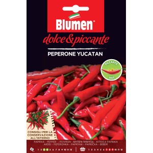 Sachet de graines de piment de Cayenne Yucatan : Piments rouges allongés, idéal pour jardin et pot.
