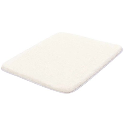 Kleine Wolke Badteppich Meadow Weiss 50 x 60 cm