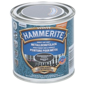 Dose Hammerite Metall-Schutzlack Hammerschlag Schwarz, 250ml, Rostschutz und Lackierung.