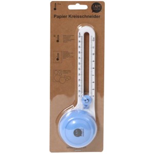 Coupe-cercles papier, Ø 10-32 cm, avec 2 lames de rechange pour le bricolage et la décoration.