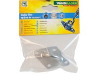 Windhager Halte-Öse Edelstahl rostfrei Hochglanz