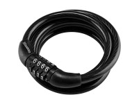 Master Lock Spiralkabelschloss Kombi Schwarz Länge 1,20 m