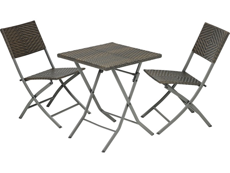 OBI Balkonset Davenport II Braun 3teilig kaufen bei OBI