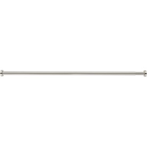 Wenko Barre de douche télescopique Luz, extensible, antirouille, 110-185 cm, chrome.
