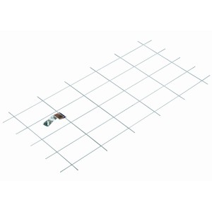 Spalliera in metallo bianco, 150x75 cm, per inverdimento pareti e supporto rampicanti.