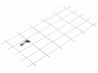 OBI Metallspalier Weiss 150 x 75 cm