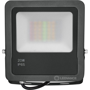 Ledvance Smart+ WiFi LED proiettore 20W, cambio colore, 16 milioni di colori, per esterni.