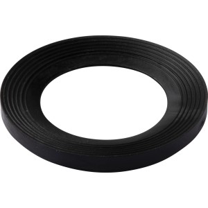 Guarnizione profilata nera KÖRO per valvola di scarico 1 1/2", 69x42x10 mm.