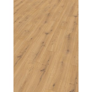 Stratifié hydrofuge Egger NatureSense Aqua, 8 mm, Chêne Predaia Miel, adapté aux pièces humides.