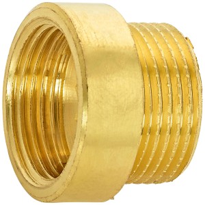 Prolunga rubinetto in ottone, 24,1 x 26,4 mm, per estendere i collegamenti del rubinetto.