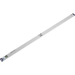 Niveau à bulle LUX Comfort, 200 cm, avec des fioles horizontales et verticales pour des mesures précises.