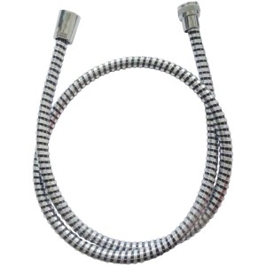 Flexible de douche Diaqua, plastique, noir-chrome, longueur 150 cm.
