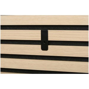 Clip nero Denpanels per montaggio pannelli acustici.