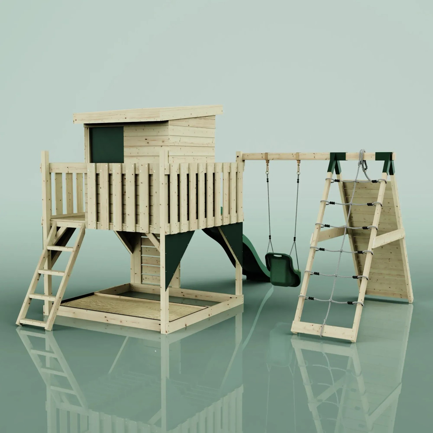 Tour de jeu en bois pour enfants pour le jardin Jula I Tour de jeu en bois pour enfants pour le jardin Jula I