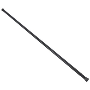 Barre de rideau de douche Diaqua Basic, noir mat, extensible de 125 à 230 cm.
