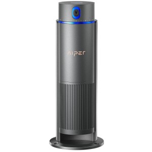 Sistema di irrigazione Aiper Irrisense 2 grigio con illuminazione LED blu.