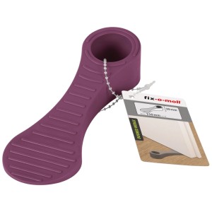 Cuneo fermaporta fix-o-moll Dooneo, fermaporta in PVC viola per fessure fino a 22mm.