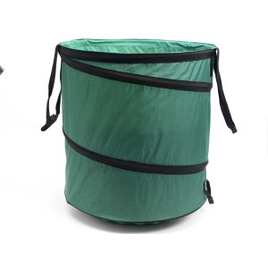 Sac de jardin vert Pop Up d'une capacité de 85 l pour les déchets de jardin.