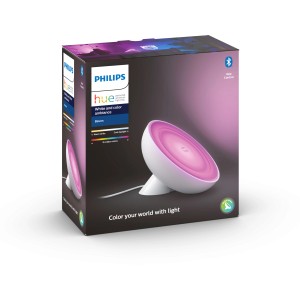 Lampada da tavolo LED Philips Hue Bloom, lampada bianca con cambio colore, 500 lm, per illuminazione d'accento.