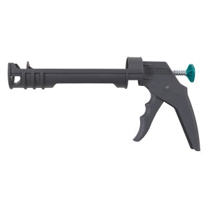 Wolfcraft MG 100 Pistola per cartucce standard per cartucce da 310 ml, corpo grigio.