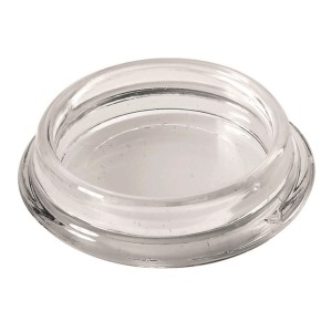 Sous-verre transparent pour meubles Hettich, Ø 30 mm, pour patins de meubles et protection de surface.