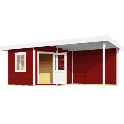 Weka Casetta di design Comfort 213 Plus B Rosso Svezia Dimensione 2