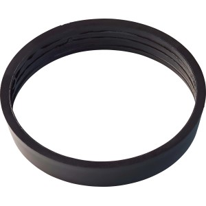 Guarnizione a cuneo nera 1 1/2 in PVC rigido per sifoni e tubi ad immersione.