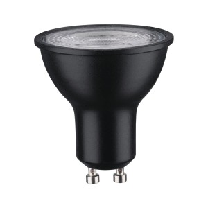 Paulmann Riflettore LED GU10, 7W, 4000K, nero opaco.