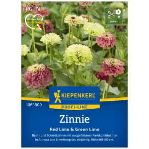 Semi di zinnia Kiepenkerl Red Lime & Green Lime per circa 20 piante.