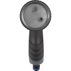 Primo piano del nebulizzatore multifunzione LUX con 3 modalità di getto per tubo da giardino.