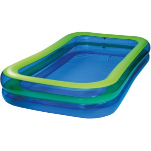 Piscina rettangolare per famiglie Happy People Jumbo, blu e verde, 305x183x50 cm.