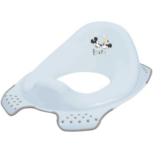 Sedile WC per bambini Keeeper Ewa Design Mickey, azzurro con funzione antiscivolo.