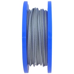Fil d'acier sur bobine, Ø 4 mm, au mètre pour fil et construction de clôture.