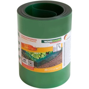 Barrière anti-limaces Windhager en PET, rouleau de 14 m, clôture anti-limaces sans produits chimiques pour le jardin.