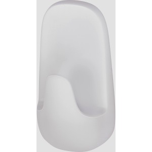 Tesa Crochet adhésif Waterproof, lot de 2 en plastique pour salle de bain et cuisine.