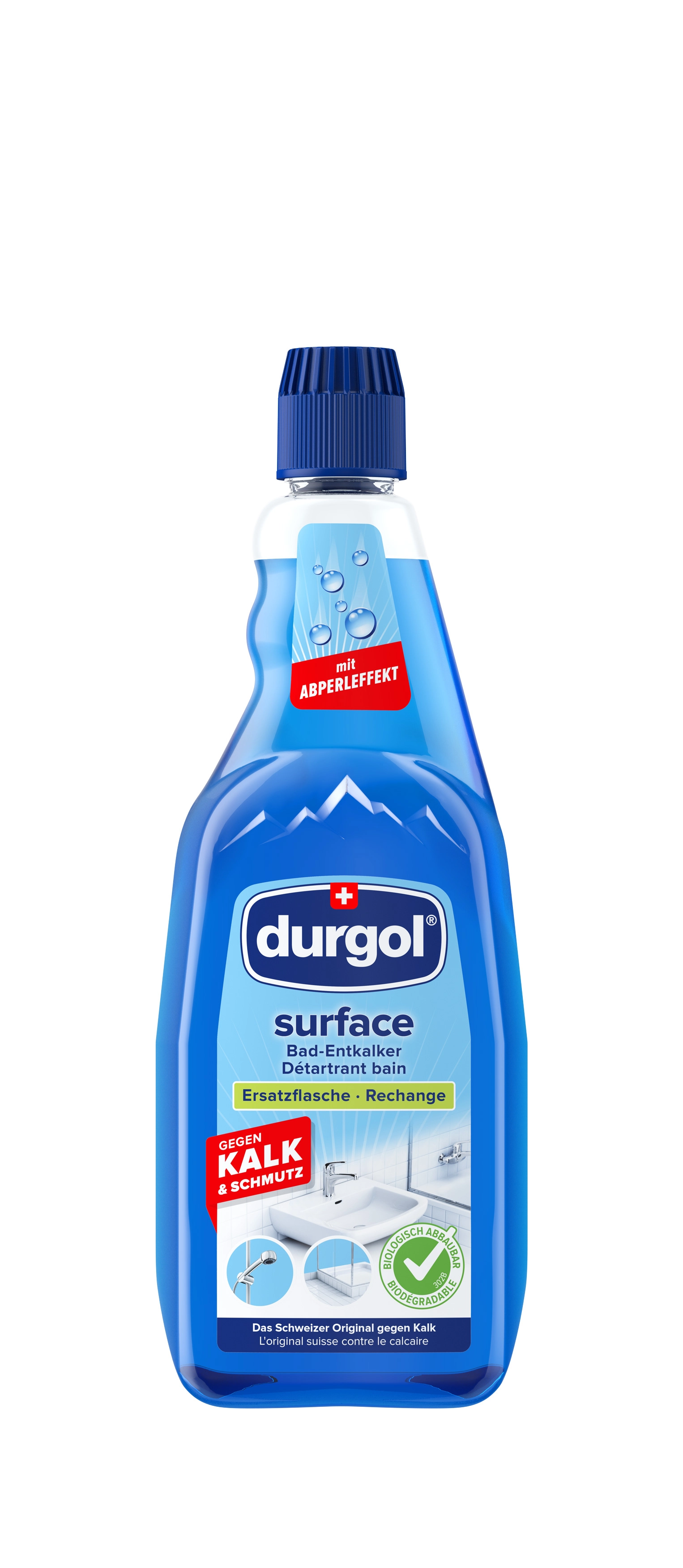 Durgol surface Recharge de détartrant bain 600 ml