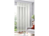Schlaufenschal Sylvia Creme inkl. Gardinenband 245 x 135 cm