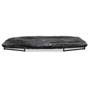 Bâche de protection noire EXIT pour trampoline, rectangulaire, 153x214cm, protège des intempéries et de la saleté.