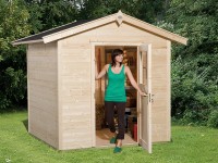 OBI Holz-Gartenhaus Monza A Natur 205 x 154 cm