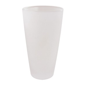 Vetro di ricambio satinato KL412EG per dispenser sapone, effetto vetro smerigliato.