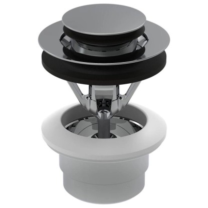 Robinet de vidange Laufen Automatic Clicklaiton chroméØ 63 mm