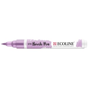 Ecoline Brushpen Pastellviolett, flexibler Pinselstift für Kunst und kreatives Gestalten.
